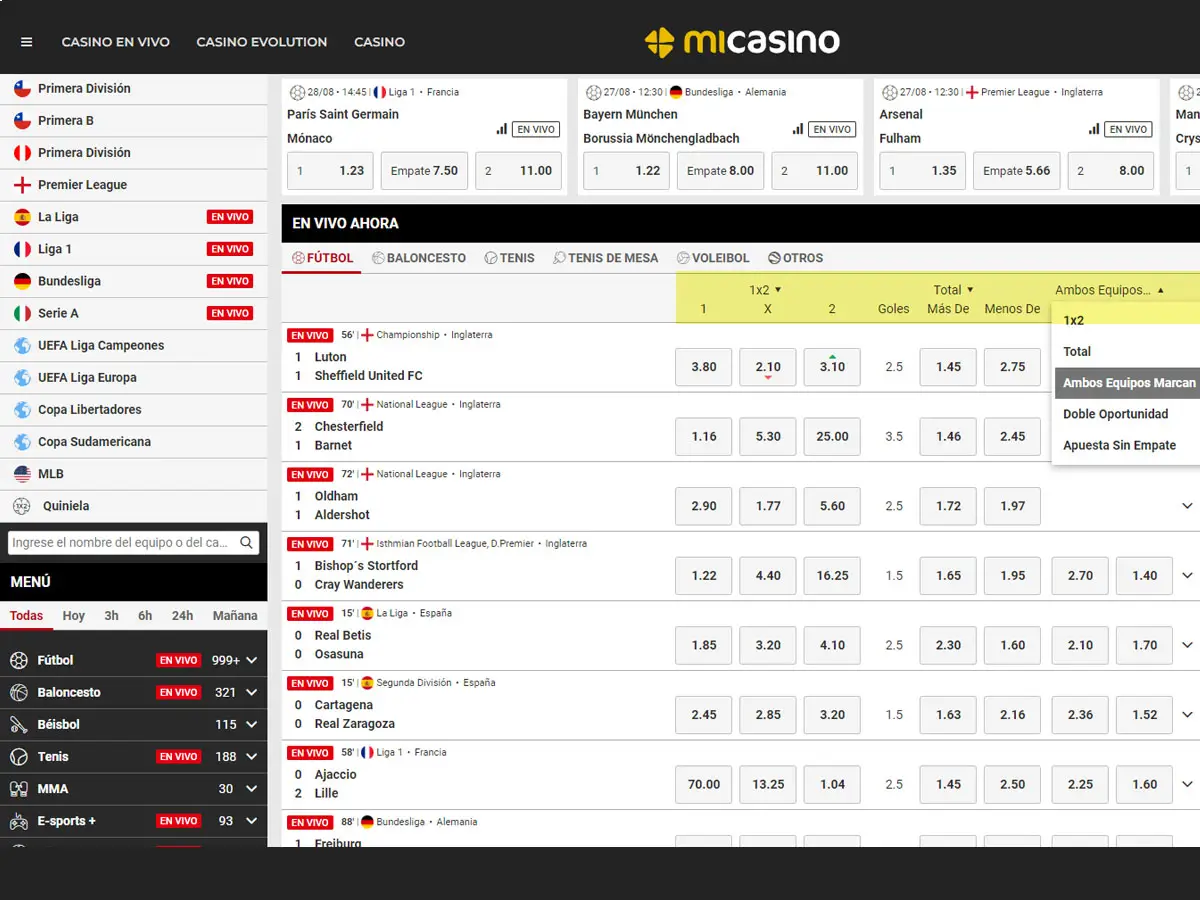 apuesta de futbol micasino